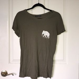 Army Green Brandy Melville Tee